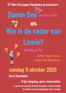 Flyer Queen Be en Wie is de vader van Lowie?