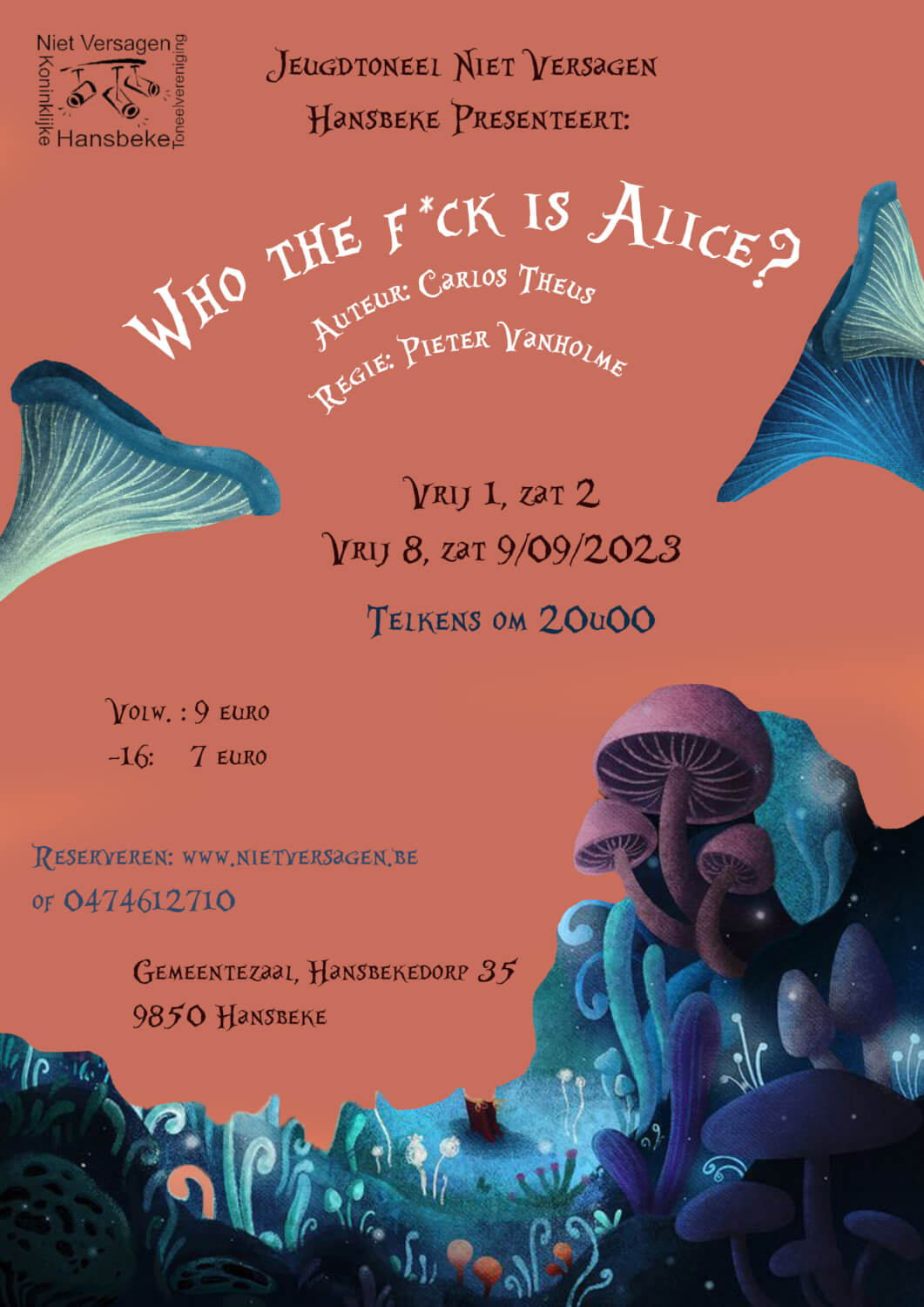Flyer Who the f*ck is Alice?